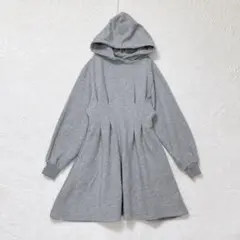 グレイル スウェット 裏起毛 ミニワンピース F バックゴム フード パーカー