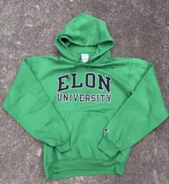 チャンピオン　champion カレッジ　パーカー　スエット　ELON 古着