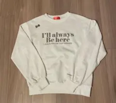 repipi armario レピピアルマリオ　ホワイト スウェット S