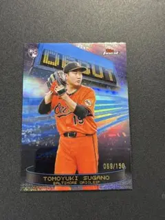 150枚限定 菅野智之 2025 Topps Finest Debut BLUE