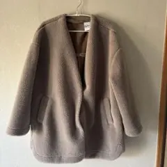 Lupilien ベージュ フリースジャケット　美品　サイズFREE