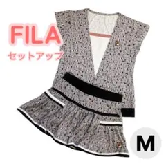 【FILA】フィラ　犬猫テニスウェアセットアップ　　Mサイズ