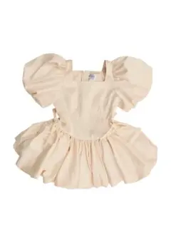 美品 puff sleeve balloon mini one-piece