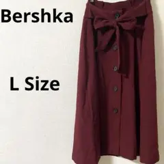 ロングスカート レッド Lサイズのサムネイル