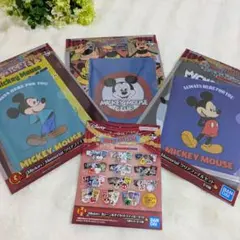 【4点セット】一番くじ ディズニー ファンタジア クリアファイル ステッカー