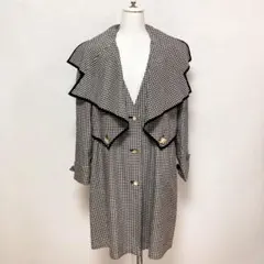 シルク１００%REGINA レジーナ　ケープコート　ビッグカラー　撥水コート