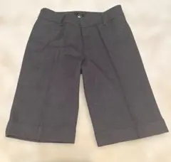 INED ハーフパンツ　チャコールグレー　グレー系