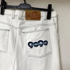 【完売品】9090✖️centimeter コラボ ホワイトデニム Lサイズ