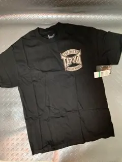TAPOUT スカルデザイン Tシャツ Lサイズ 黒