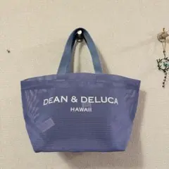 ディーンアンドデルーカ　ハワイ限定　メッシュ　トートバッグ　スモール　ブルー