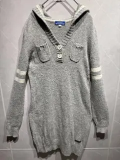 BURBERRY バーバリーブルーレーベル ニットワンピース風 セーター