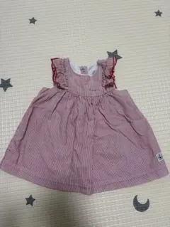 【美品✨】PETIT BATEAU プチバトー ストライプ ワンピースのサムネイル