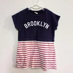 プティマイン　100サイズ　シャツワンピース　 tシャツワンピース