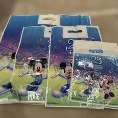 東京ディズニーリゾート 25周年 ショップ袋 4枚セット