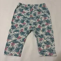 ユニクロ 花柄 レギンス パンツ ベビー 90cm ポール&ジョーコラボ 七分丈