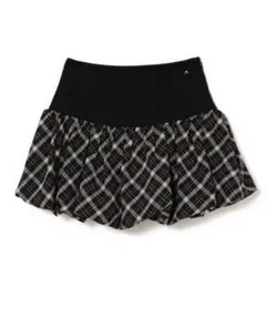 ANDMARY andmary Nancy check skirt M