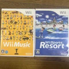 Wii Music Wii Sports Resort 2本セット