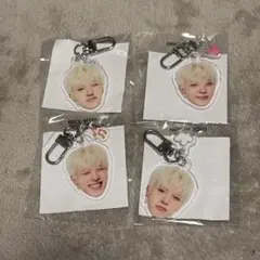 ジョンファン　TREASURE 顔アクキー カプセルトイ 喜怒哀楽