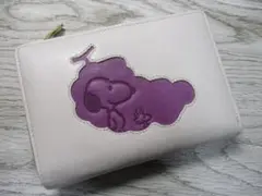 新品 財布 レディース 二つ折り L字ラウンド スヌーピー SNOOPY 本革U
