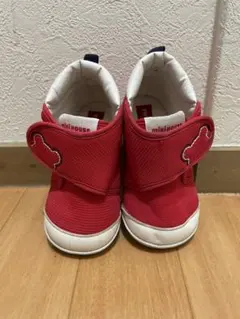 ミキハウス　ベビーシューズ　ファーストシューズ　赤