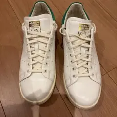 adidas Stan Smith LUX ホワイト/グリーン US 9