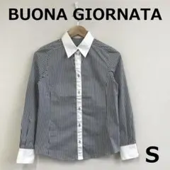 値下　C0512A11【BUONA GIORNATA】ストライプシャツのサムネイル