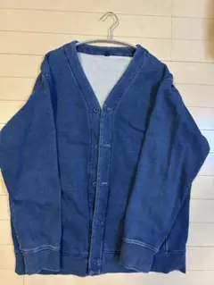 UNIQLO ユニクロ インディゴスウェットカーディガン（長袖）