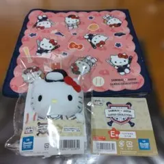 サンリオ　タイトーくじ　侍ジャパン　C賞&E賞 ハローキティ