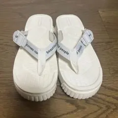 beautiful people shaka サンダル ビーサン 白のサムネイル