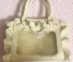 Ank Rouge 確定ファンサのおまじないリボンBAG アイボリー 痛バ - メルカリ
