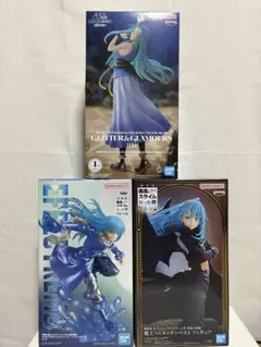 【新品未開封】転スラ 魔王リムル 蒼海の涙編　リムル・ユラ　フィギュア3体