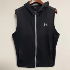 Under Armour フード付きカットベスト ブラック XLのサムネイル
