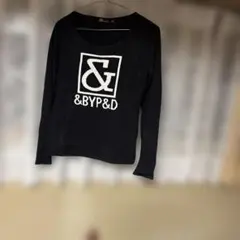 & by P&D ブラック 長袖ニット 38のサムネイル