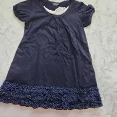 COMME CA ISM ネイビー ワンピース 90