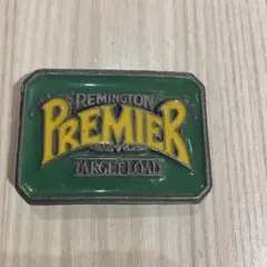 REMINGTONレミントンバックル 米国製イエロー 美品　 ベルトバックル