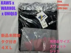 4XL☆新品未開封☆ ユニクロ kaws カウズ＋ウォーホル スウェットシャツ