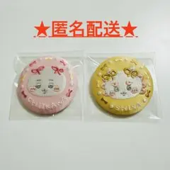 ちいかわ　シーサー　りぼん　２点セット　刺繍缶バッジ　ちいかわ