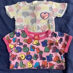 【送料込み】半袖ロンパースまとめ売り（べべとベビードール）