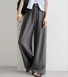 wベルトパンツ　　26ssのサムネイル
