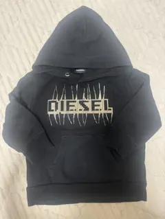 DIESEL フード付きパーカー 黒