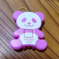 アドベンチャーワールド限定 ポージングパンダキーホルダー 木彫り