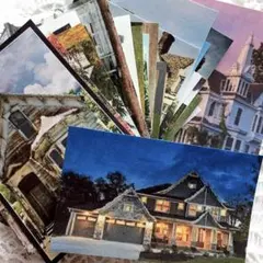 ✧ꫛꫀꪝ✧BIG✧vintage house✧古い歴史ある家✧古屋敷✧シール✧