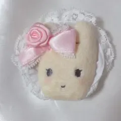 サンリオ シークレットヘアクリップ マロンクリーム