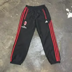 00s adidas サッカーACミラン ウィンドパンツ ピステパンツ 140
