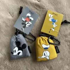 スタンダードプロダクツ　エコバッグ　ミッキー　ドナルド