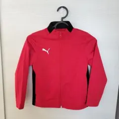 PUMA 赤 ジャージ ジップアップジャケット　130cm