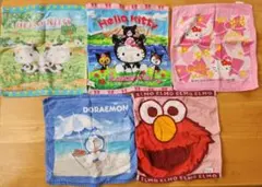 【5枚セット】タオル ハンドタオル フェイスタオル キャラクター 使用済み 激安