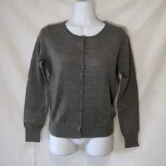 NATURAL BEAUTY BASIC グレー カーディガン S