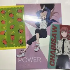 チェンソーマン A4クリアファイルとチケットファイルセット