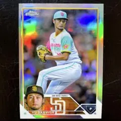 2023 Topps Chrome ダルビッシュ有 リフラクター カード！MLB
